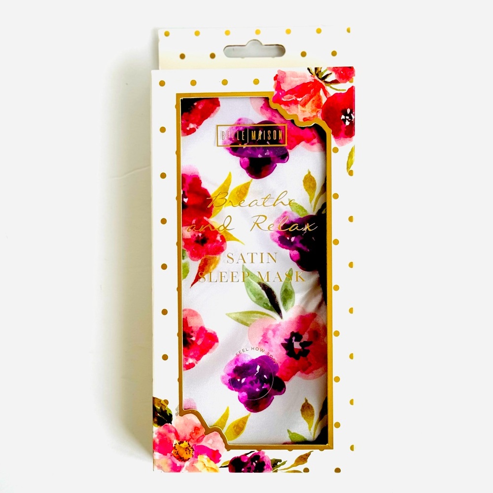 NEW!! 🤗Belle Maison SPA Floral Satin Sleep Mask🤗